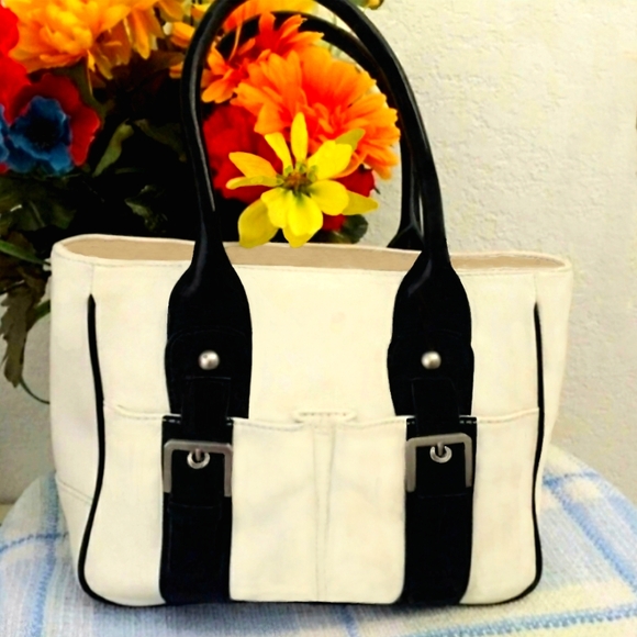 Audrey Brooke Handbags - Audrey Brooke "Genuine Leather" Small Satchel (*New As-Is) (12"×8"×5")